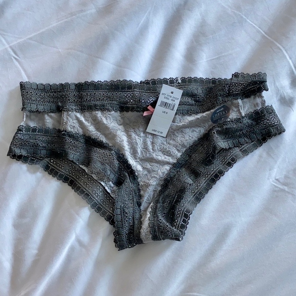 NET Aerie Gray Cutout Cheeky Panty